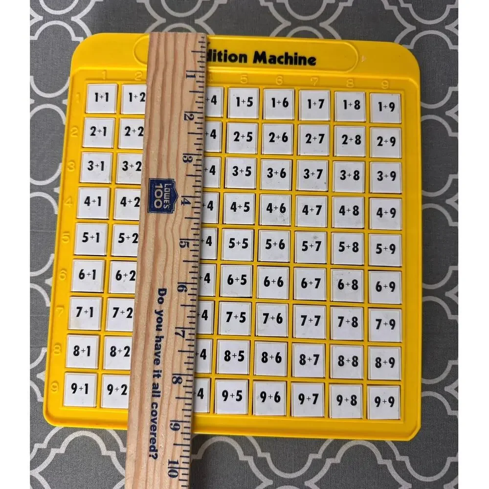 Lakeshore Machine Math Addition Educational Tool Push Button Home School Class